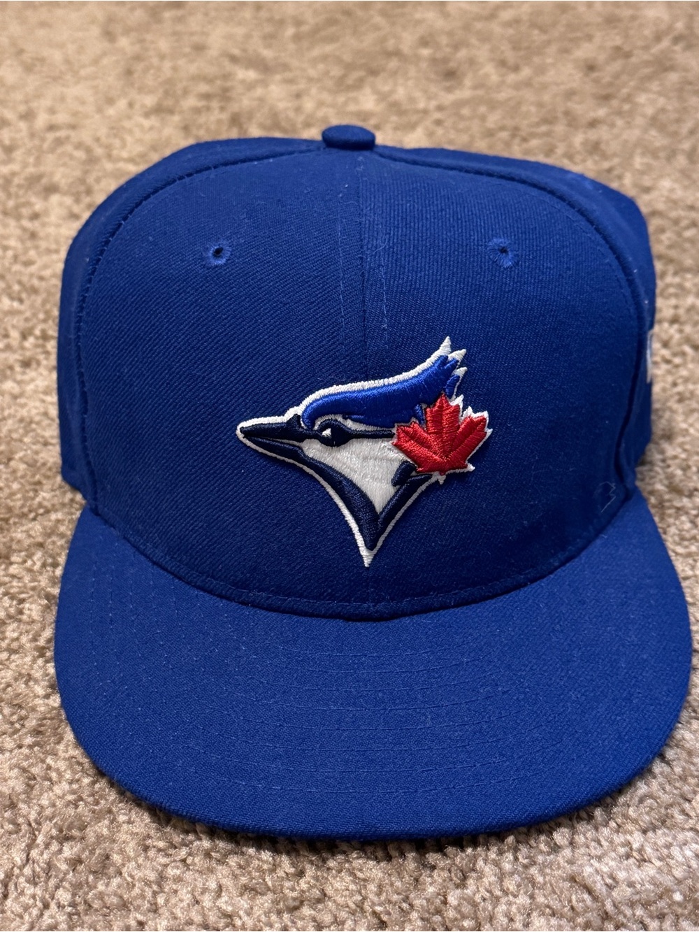 Toronto Blue Jays New Era Fitted Hat Cap 6 3/4 Blue MLB Logo